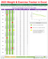 Weight Tracker Workout 2023 Calendar Spreadsheet